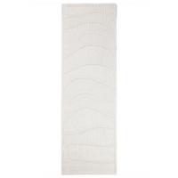 WOLLTEPPICH CARVE, abstrakt, Weiß, 80 x 230 cm - Beige, Textil (80/230cm) - KADIMA DESIGN
