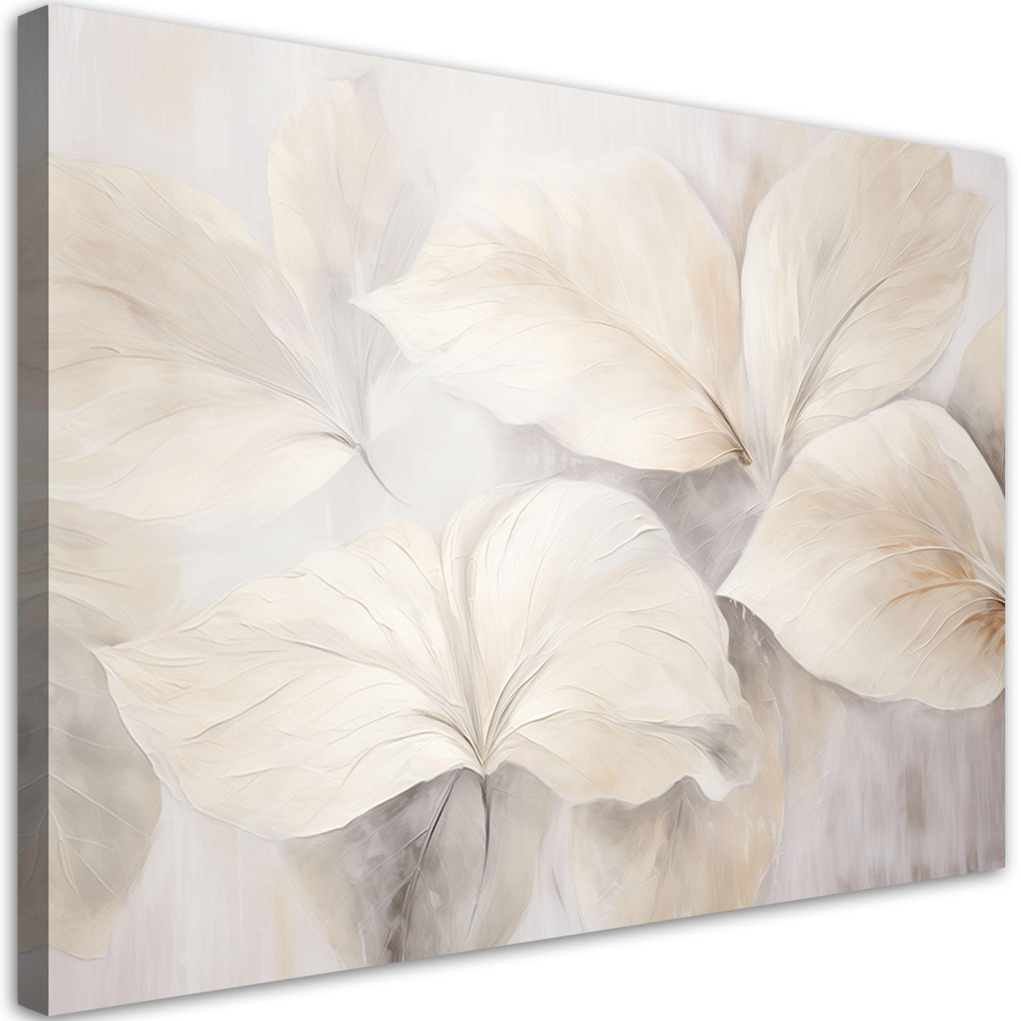 LEINWANDBILD Natur und Botanik 100x70cm - Grau, Textil (100/70cm) - Feeby