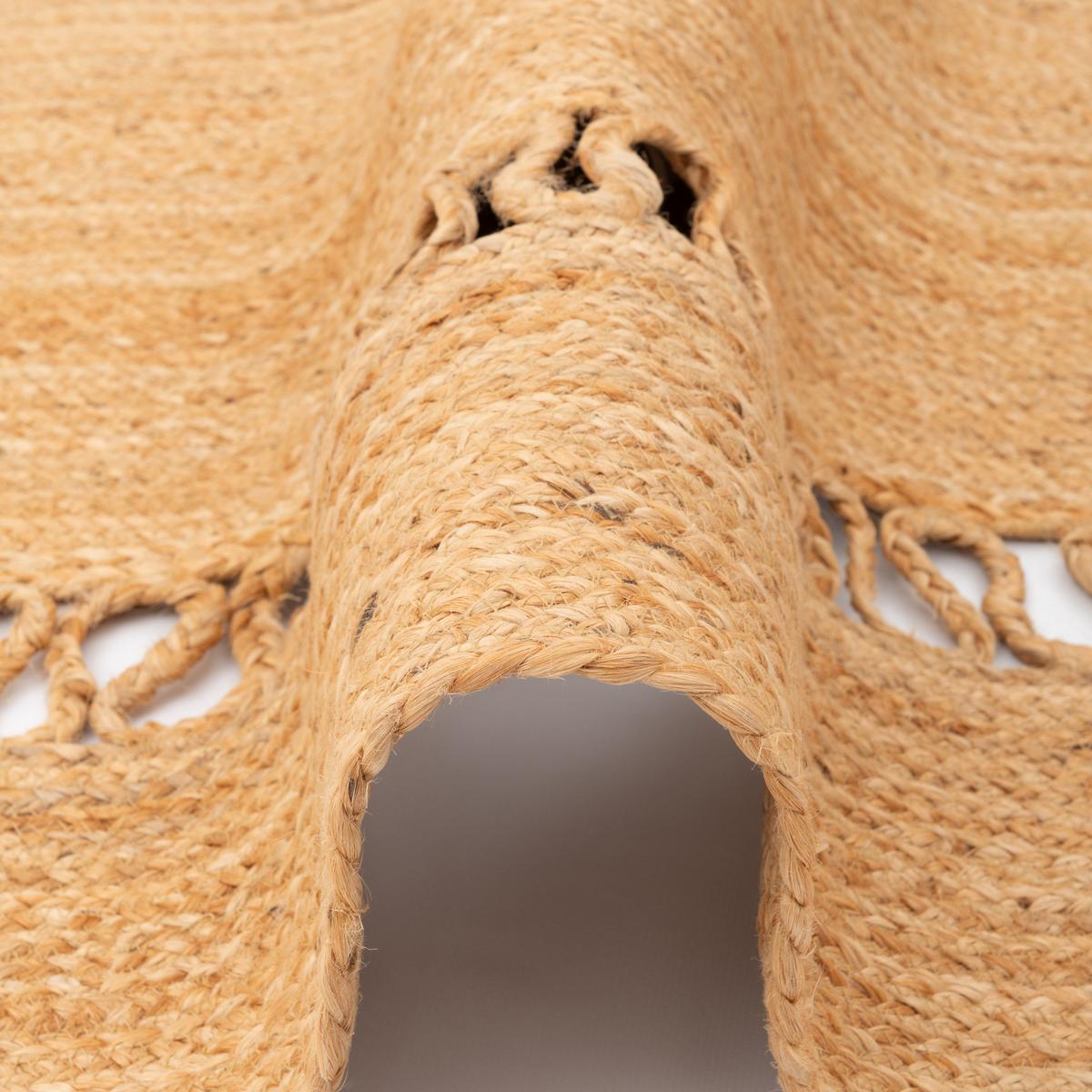 NATURFASER TEPPICH JUTE SALSA MODERN - Beige, Textil (160/230cm) - Pergamon