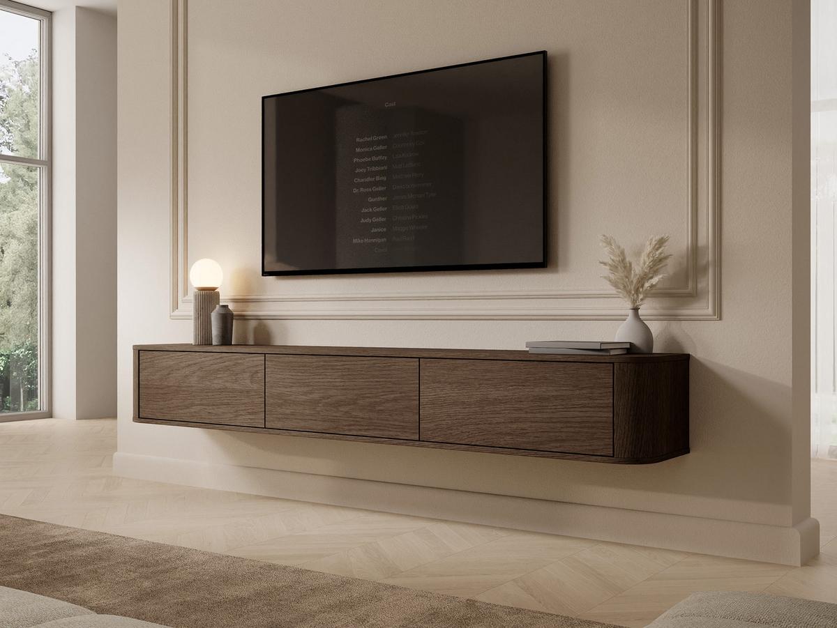 TV-LOWBOARD Hange - Nussbaumfarben, Holzwerkstoff (200/29/34cm) - MIRJAN24