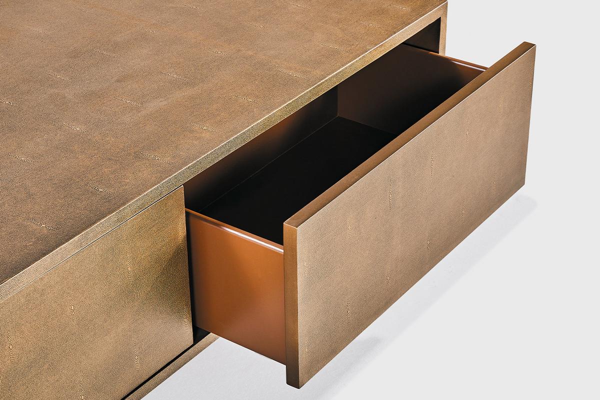 LOWBOARD GALA Gold Holz - Goldfarben, Holz/Metall (120/40/60cm) - KAWOLA