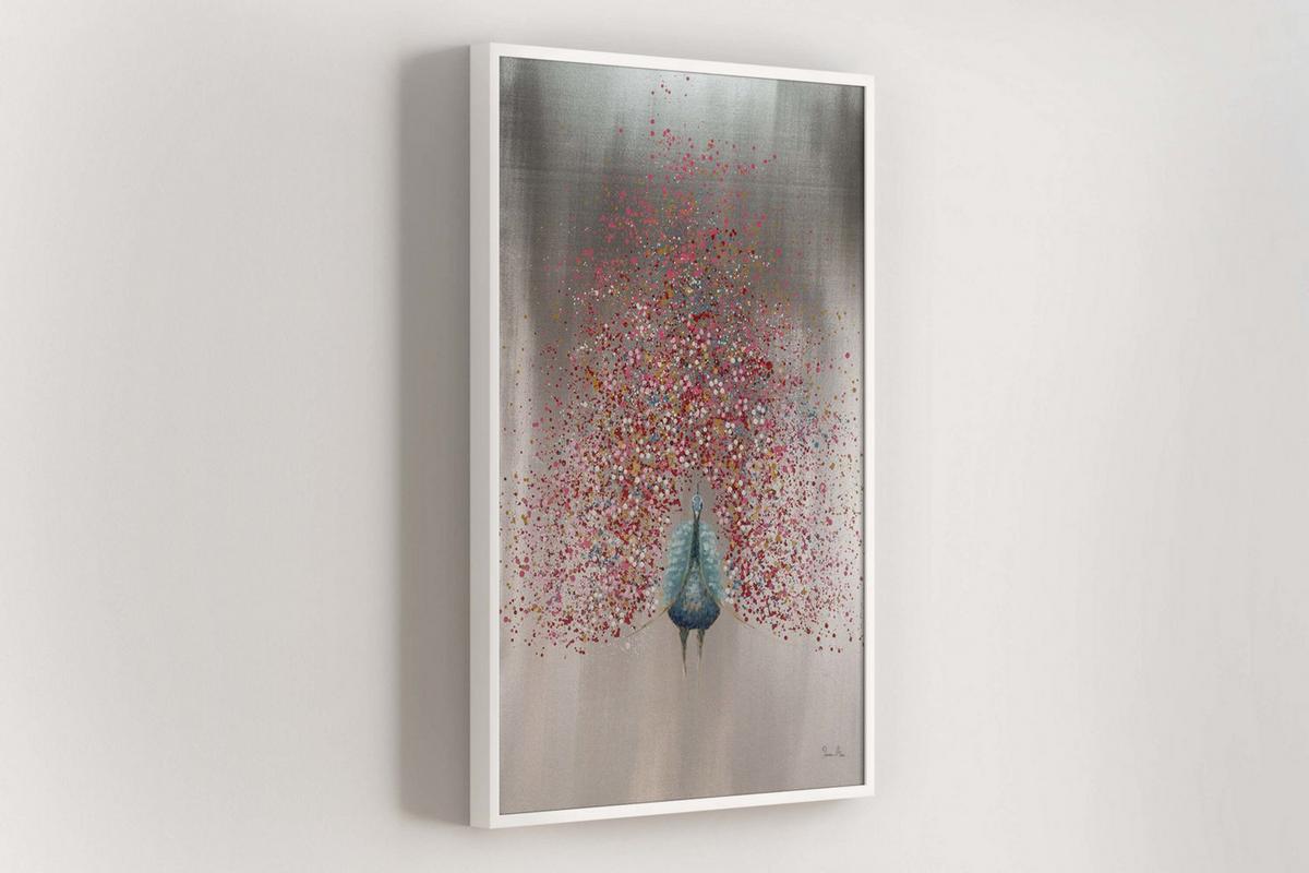 ACRYLBILD HANDGEMALT 80/120 cm - Pink, Holz/Textil (80/120cm) - KUNSTLOFT