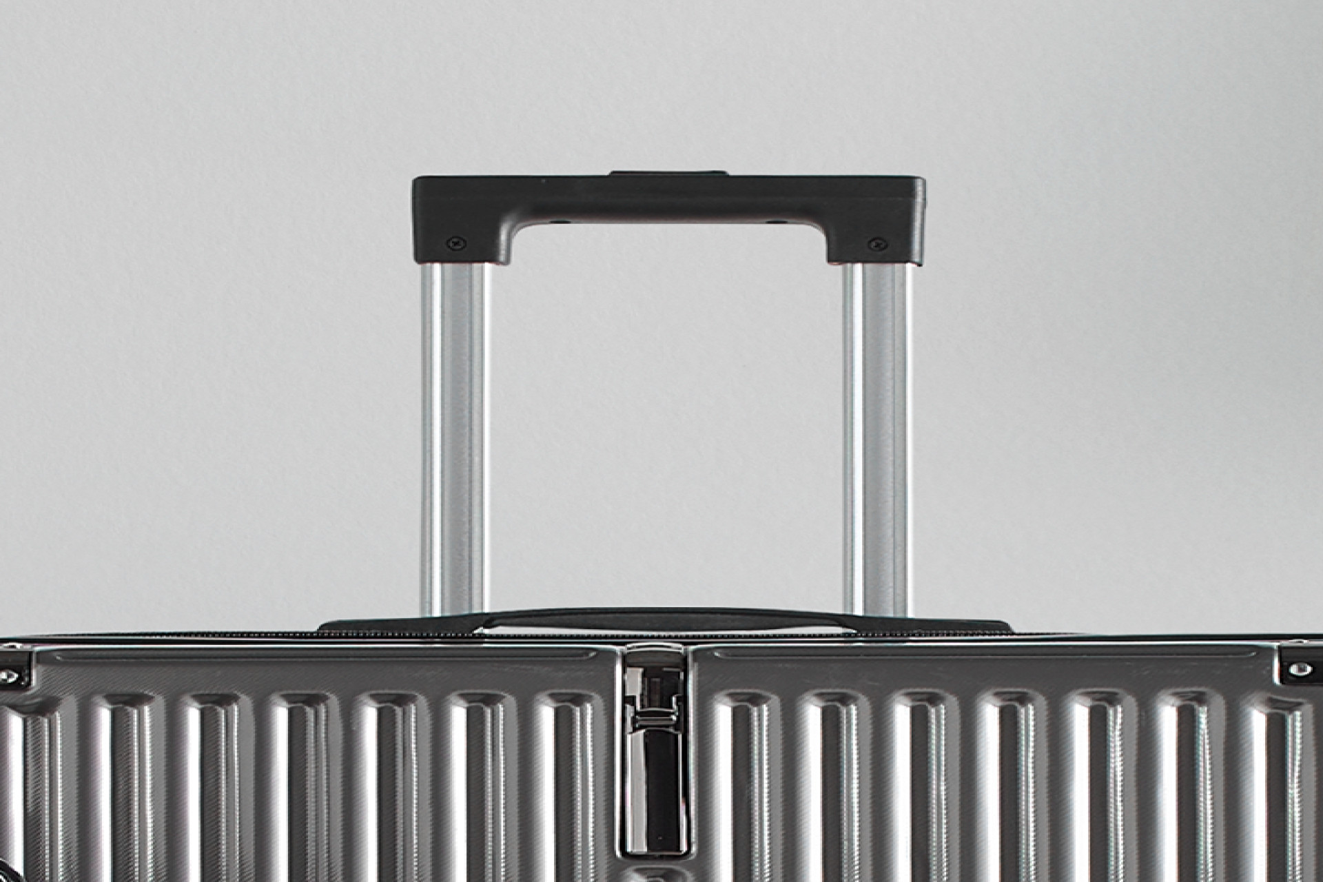 Reisekofferset Dunkelgrau höhenverstellbarer Teleskopgriff Tragehenkel Trolleyfunktion Double-Wheel-Rollen