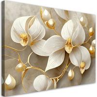 KUNSTDRUCK Gold 60/40 cm - Goldfarben, Textil (60/40cm) - KUNSTLOFT