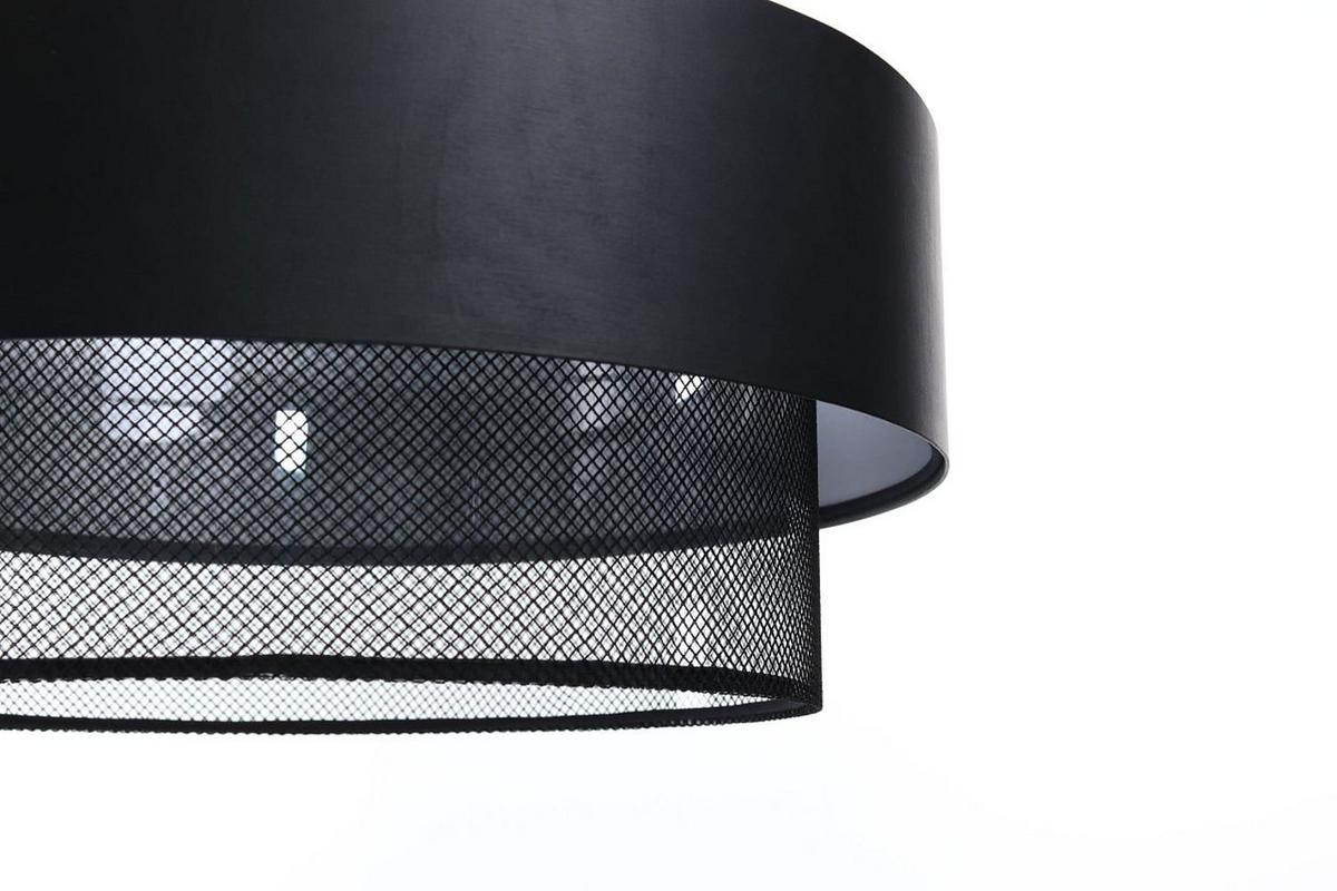 HÄNGELEUCHTE Schwarz 40/20 cm - Schwarz, Kunststoff (40/1/20cm) - ONZENO