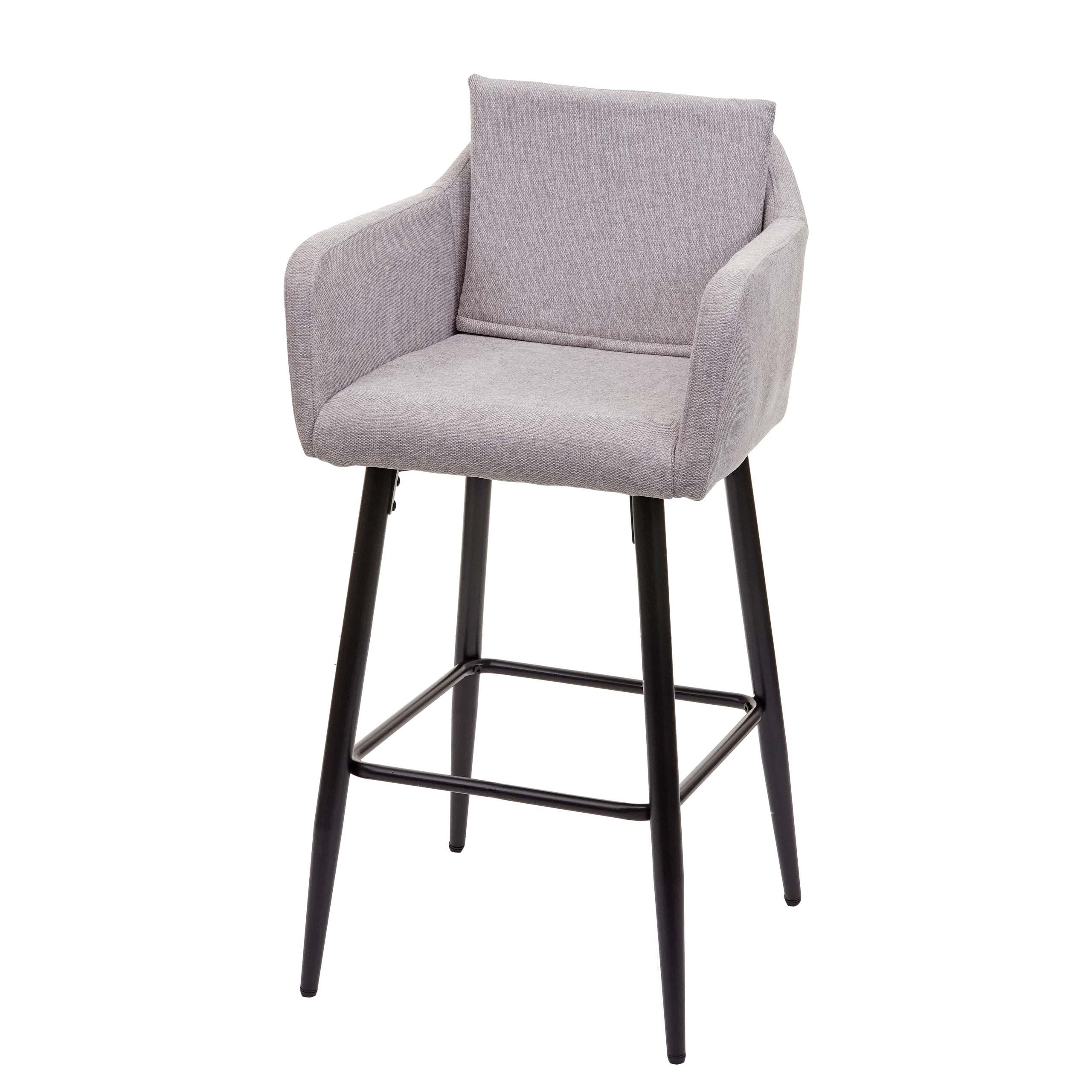 BARHOCKER Grau - Grau, Textil (54/105/53cm) - MCW