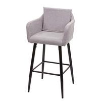 BARHOCKER Grau - Grau, Textil (54/105/53cm) - MCW