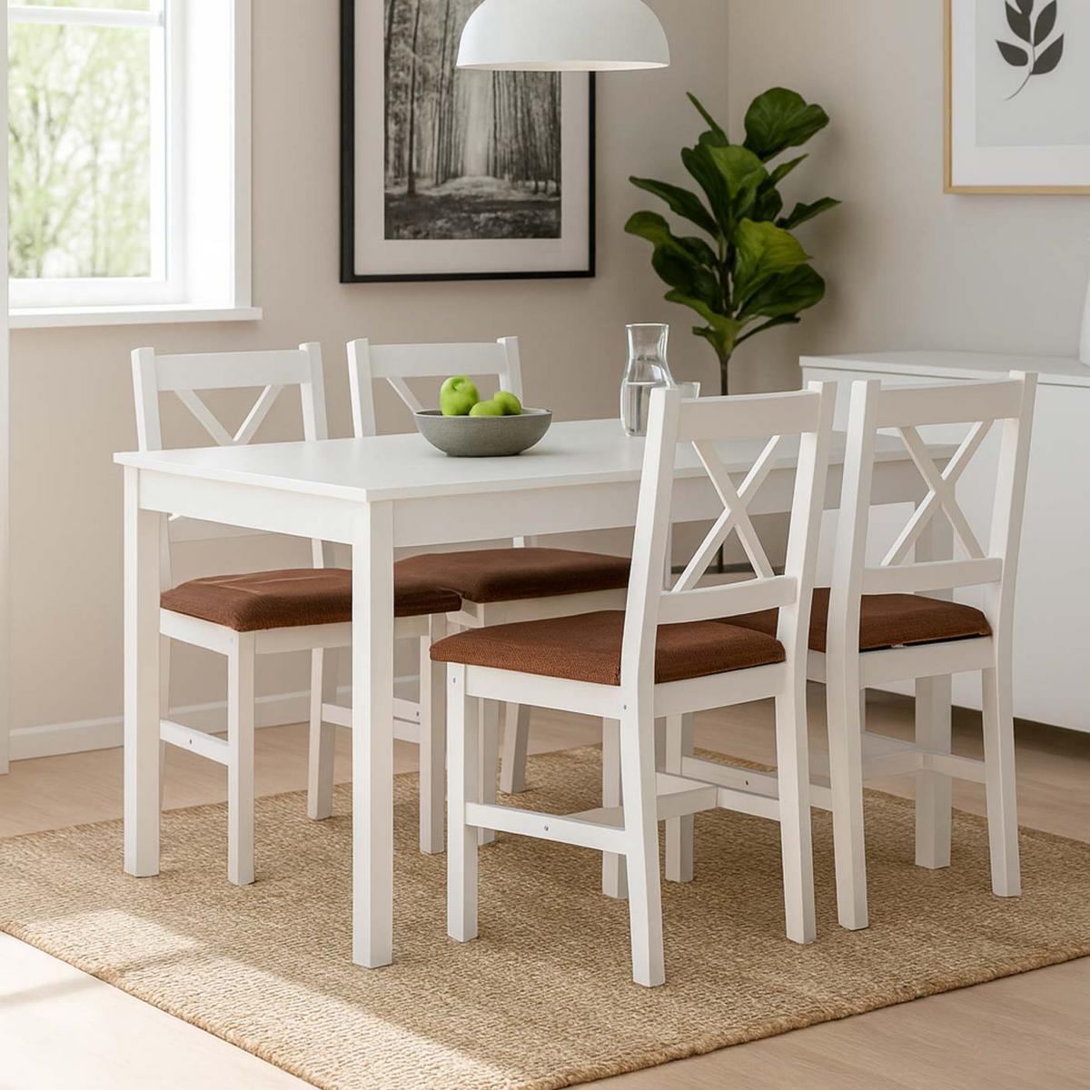 ESSZIMMER-SET Kiefer Dekor - Kieferfarben, Holz - MCW