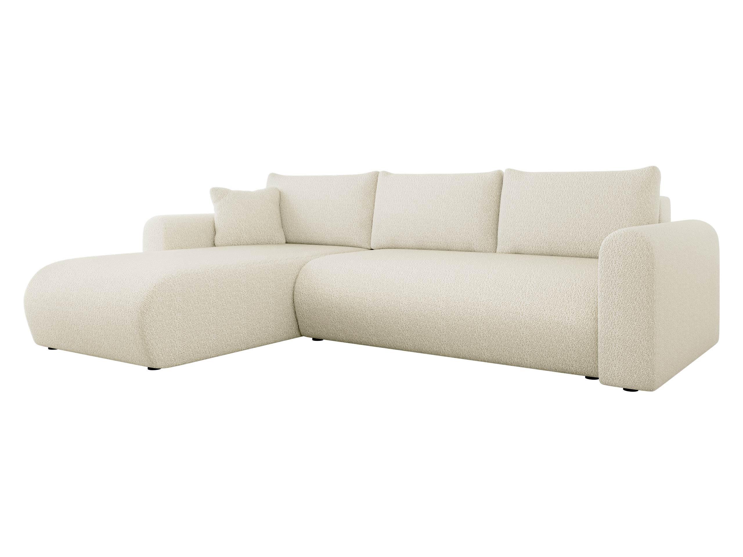 ECKSOFA Eliwo - Schwarz/Cappuccino, Holz/Textil (252/158cm) - MIRJAN24