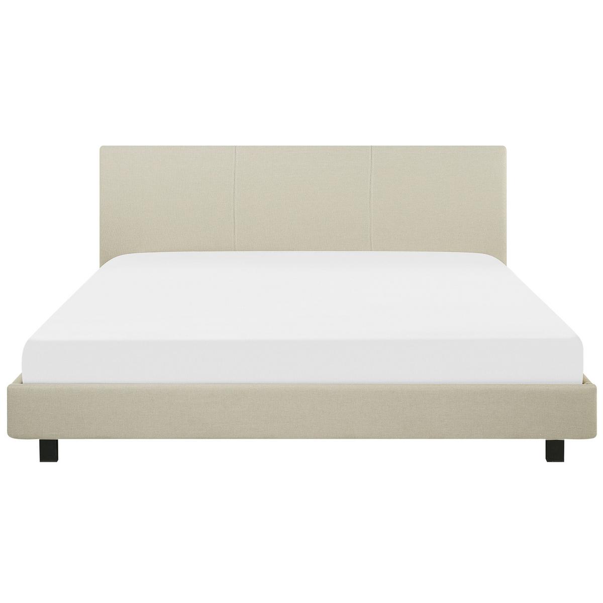 POLSTERBETT 180/200 cm Beige Albi - Beige, Textil (180/200cm) - Beliani