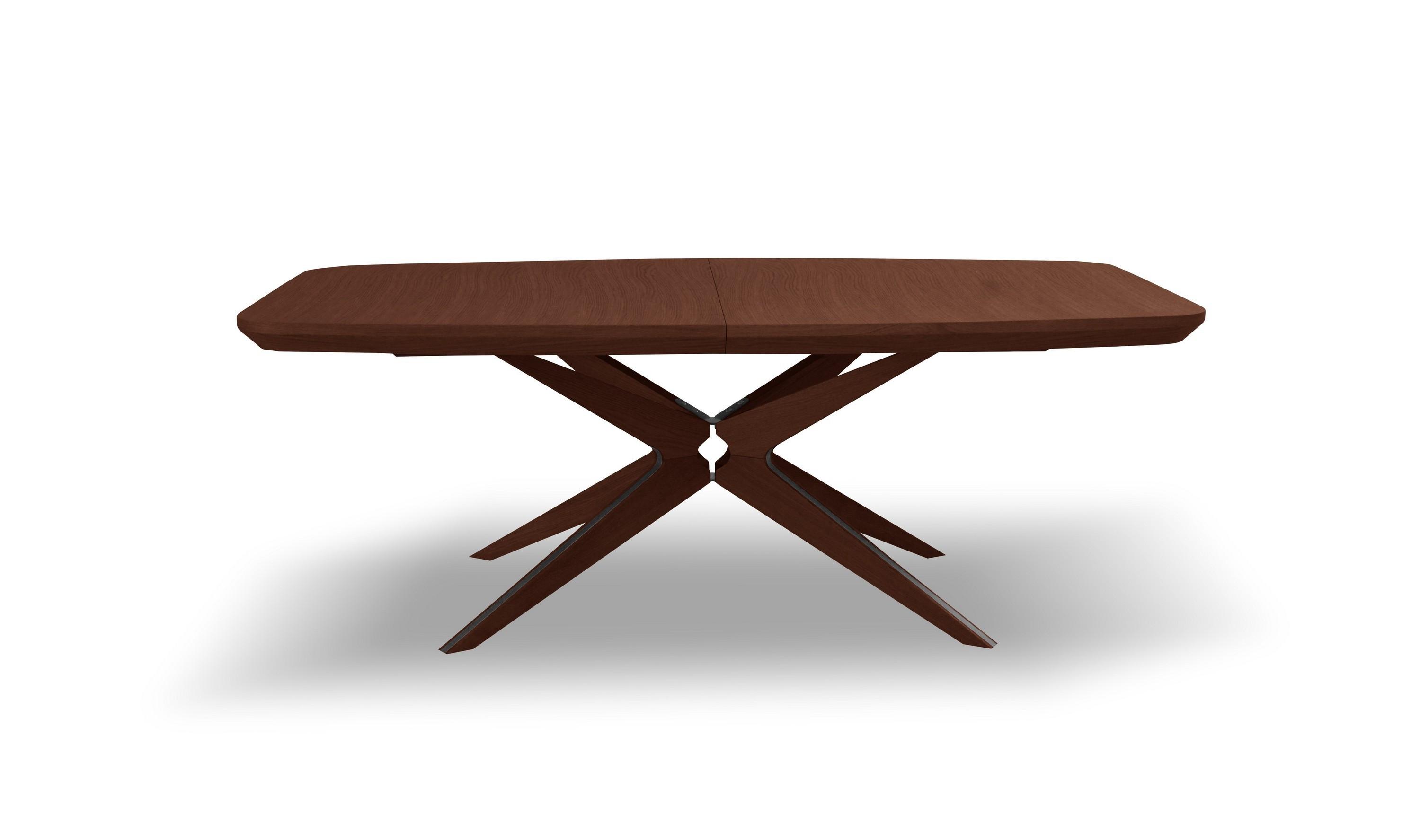 ESSTISCH SOLIDO Ausziehbar 200 - 300 / 110 x 76 cm - Braun, Holz (200/110/76cm) - MASSENO