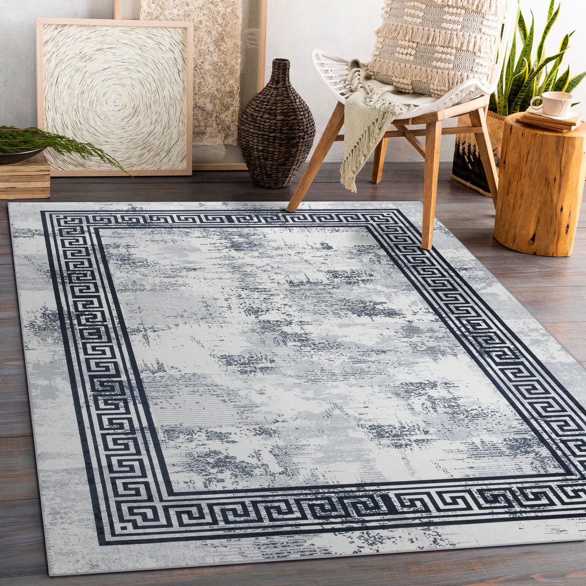 TEPPICH Andre 160/220 cm - Schwarz, Textil (160/220cm) - rugsX