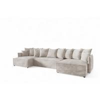 WOHNLANDSCHAFT Minea - Weiß, Holzwerkstoff/Textil (362/70/153cm) - Fun Möbel