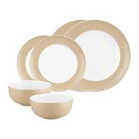 BASIC-SET Liberty Pure Colors Dusty Beige 6-tlg. - Beige, Keramik (2/2/2cm) - Seltmann Weiden