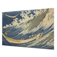 FOTOTAPETE 152x104 cm - Meereswellen - Blau, Textil (152/104cm) - Wallfluent
