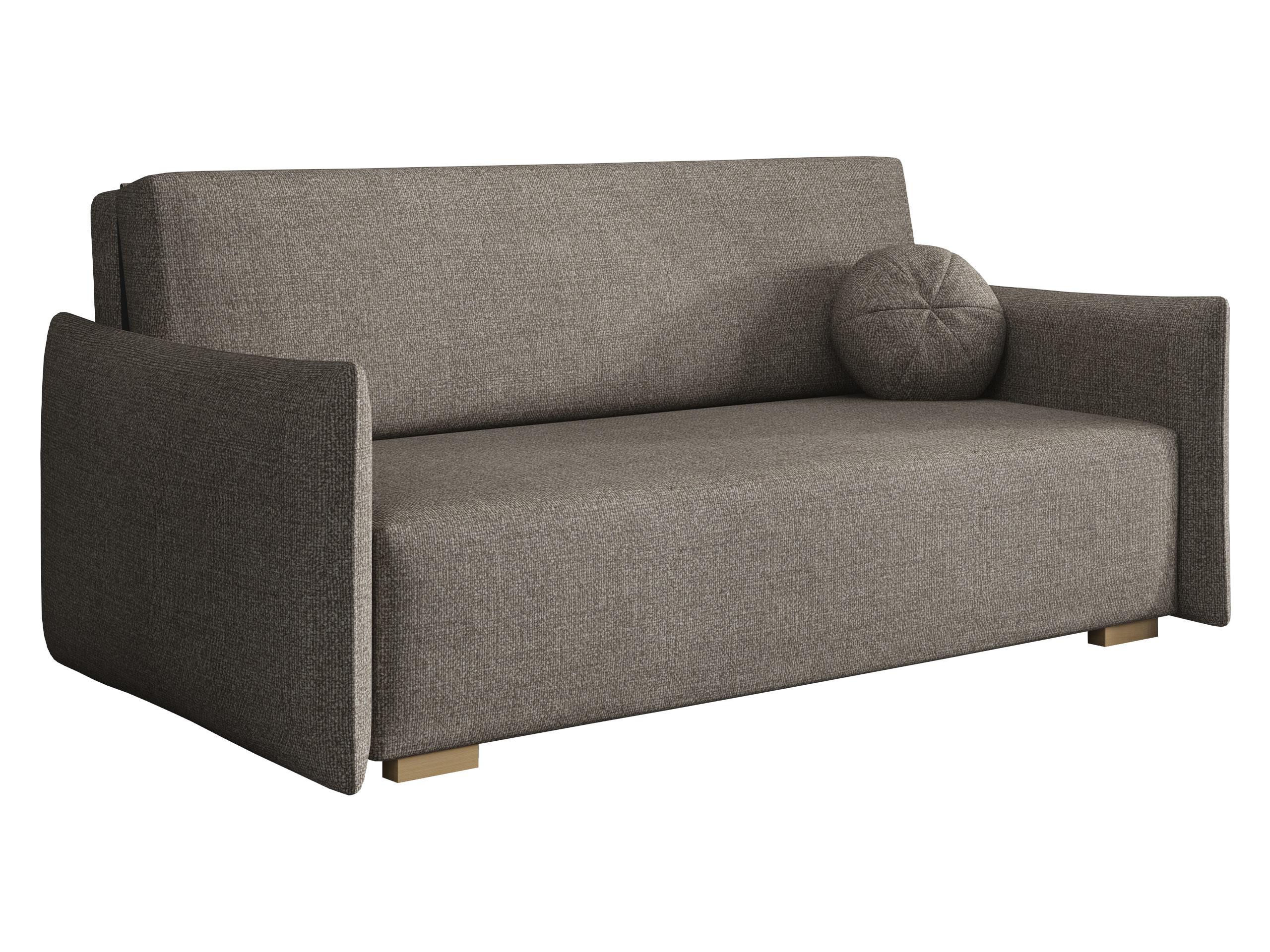 SCHLAFSOFA Viva Glov IV - Hellbraun/Naturfarben, Holz/Textil (174/85/98cm) - MIRJAN24