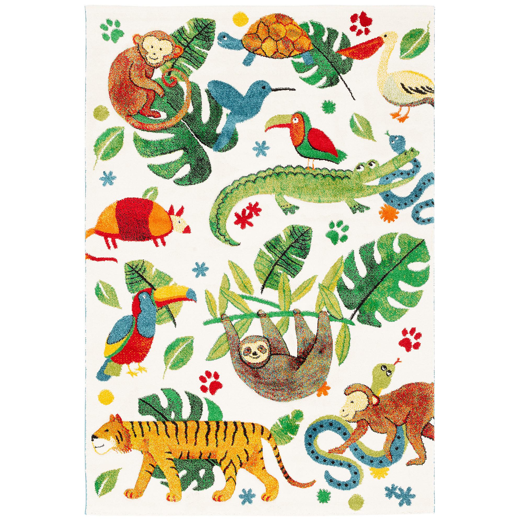 KINDER TEPPICH MAUI KIDS URWALD - Multicolor, Textil (140/200cm) - Pergamon