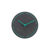 WANDUHR Design Grau 26/26 cm - Schwarz, Holzwerkstoff (26/26/1cm) - ONZENO