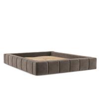 POLSTERBETT Kea mit Stauraum 160/200 cm Braun im Terra NW Stoff - Schwarz/Naturfarben, Holz/Holzwerkstoff (160/200cm) - AltaBeds
