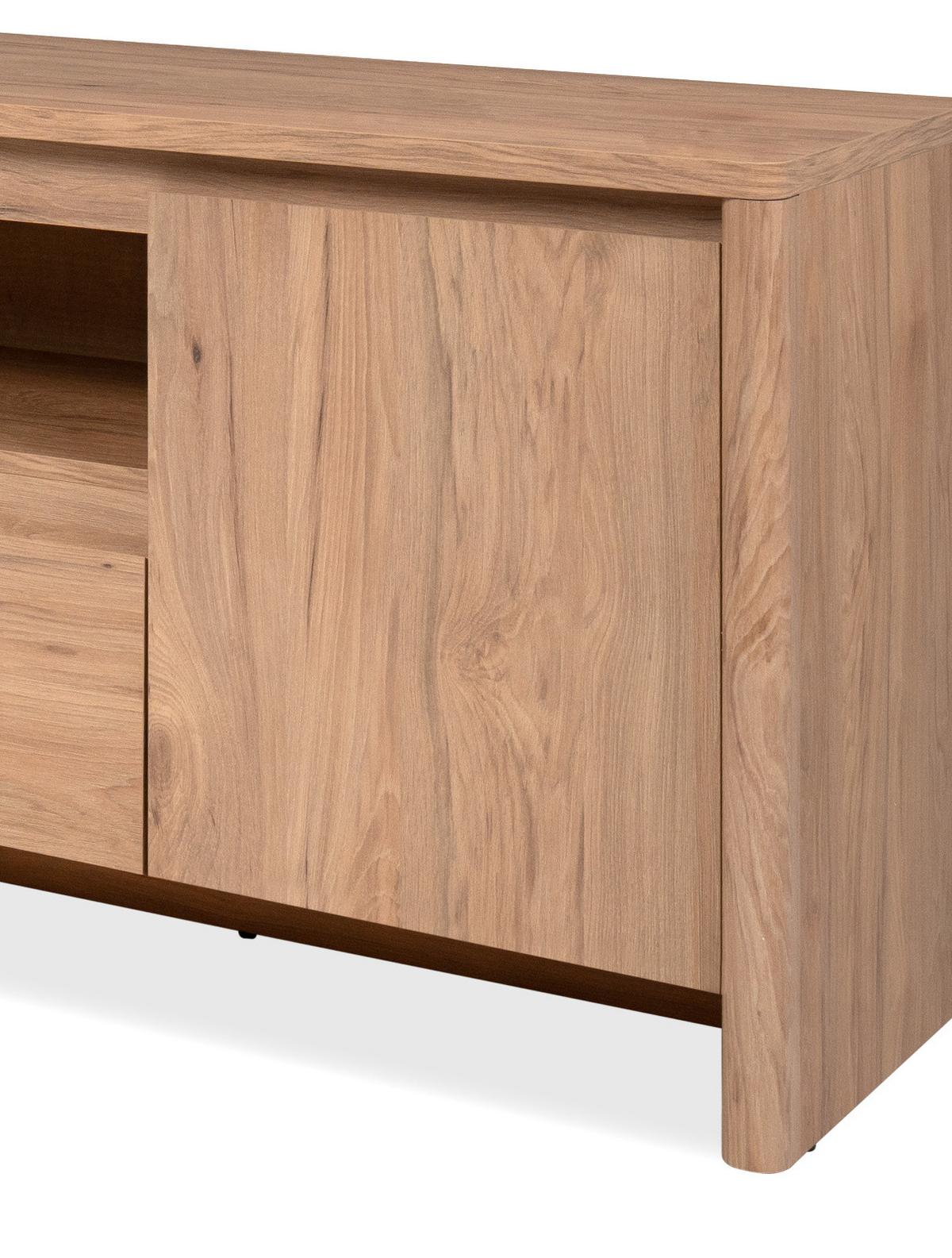 TV-LOWBOARD Hickory Walnuss 164 x 59 cm, TV Unterteil in modernem Design - Walnussfarben, Holzwerkstoff (163.5/59/40cm) - Furn.Design