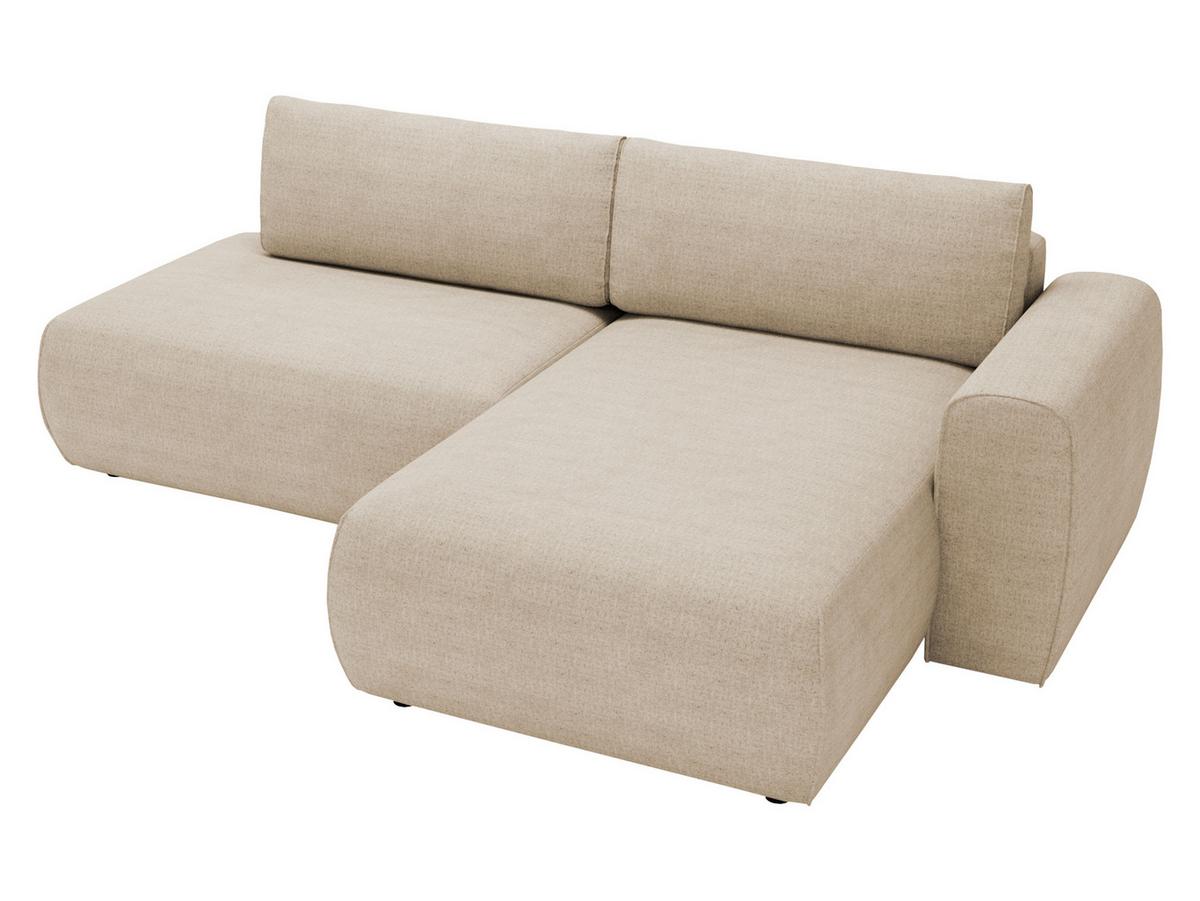 ECKSOFA Mila - Creme/Schwarz, Holzwerkstoff/Kunststoff (164/264cm) - MIRJAN24