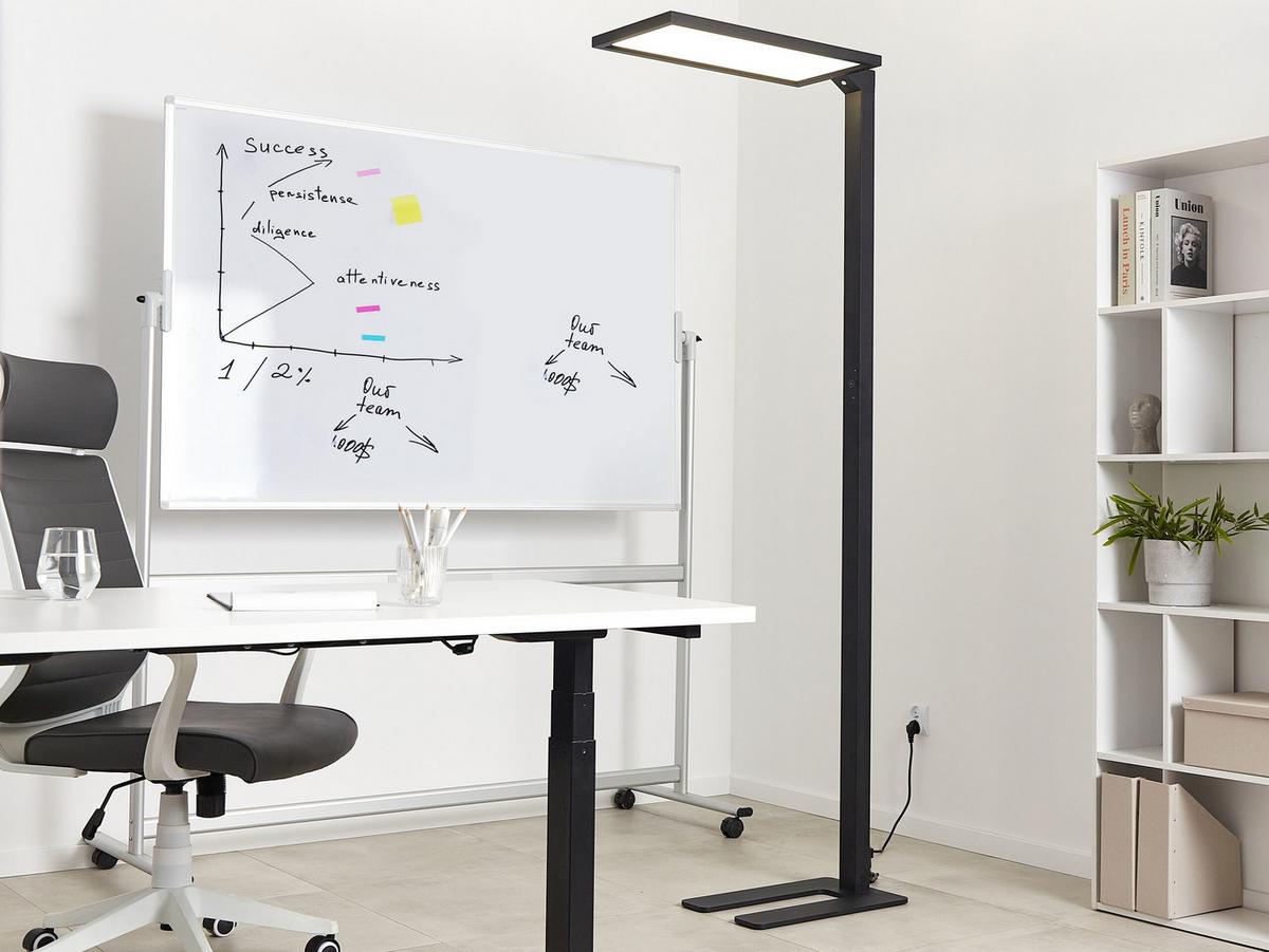 STEHLAMPE Orion 30/61/196 cm - Schwarz, Metall (30/61/196cm) - Beliani