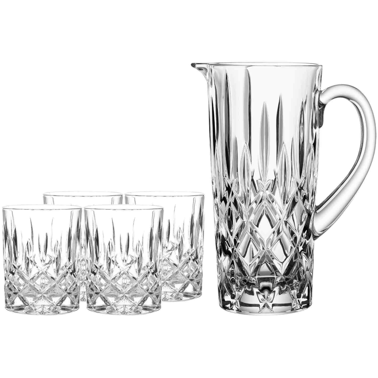 BECHER- UND KRUG-SET Noblesse transparent 5-tlg. - Transparent, Glas - Nachtmann