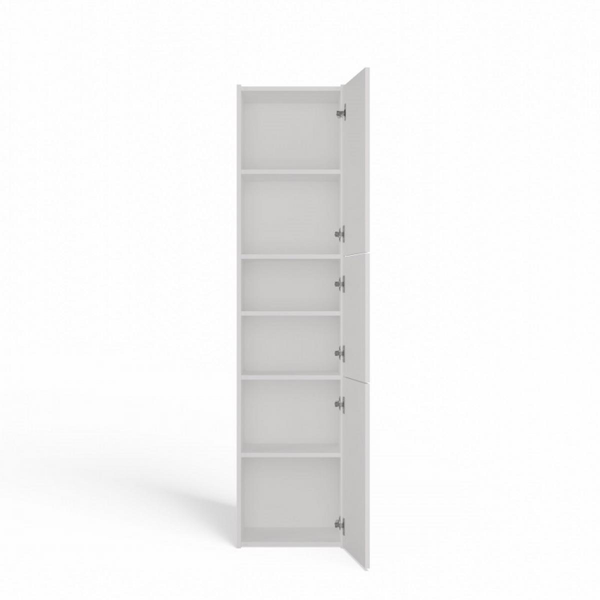 BADEZIMMERSCHRANK Weiß 40/170/30 - Weiß, Holzwerkstoff (40/170/30cm) - RAUMHIRSCH FURNITURE