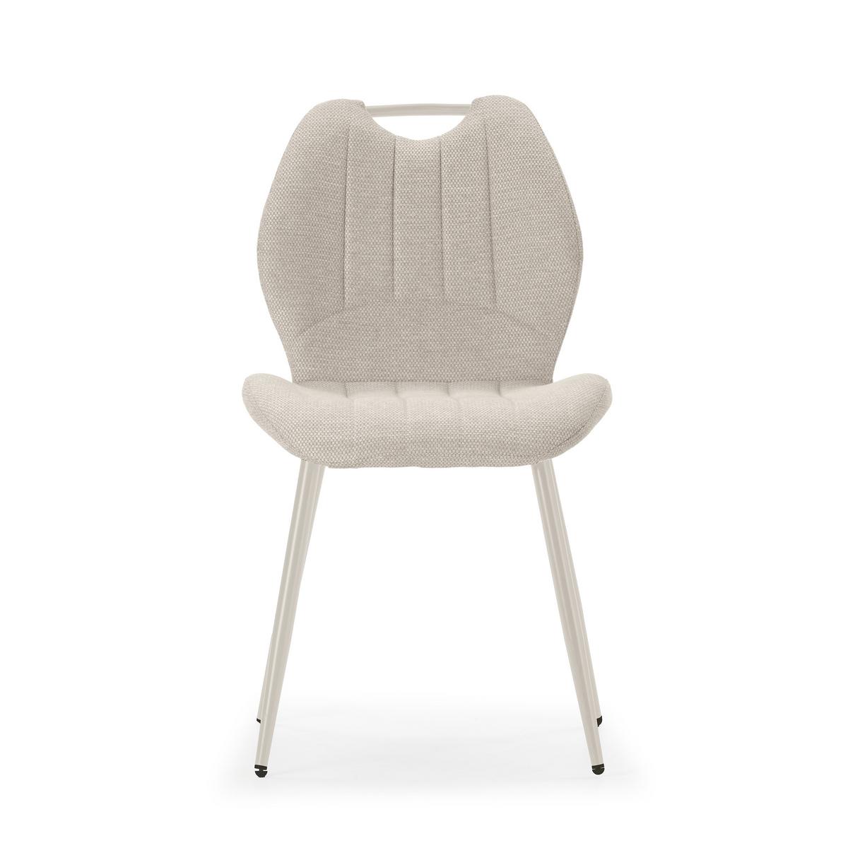 ESSZIMMERSTUHL Muli Beige 48/58/86 cm - Beige, Textil (58/86/48cm) - Calicosy