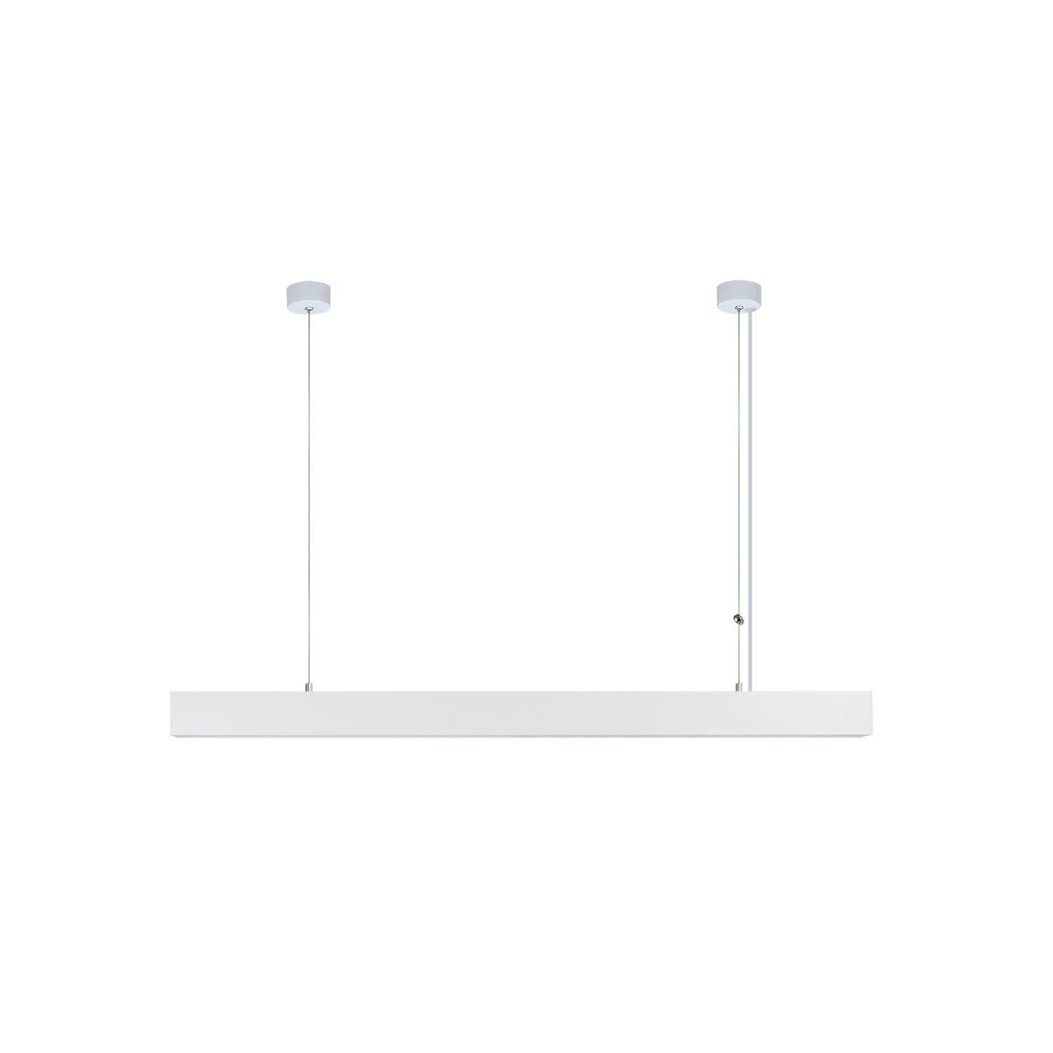 LED-PENDELLEUCHTE Thalyn 107/7/150 cm - Weiß, Metall (107/7/150cm) - ZMH