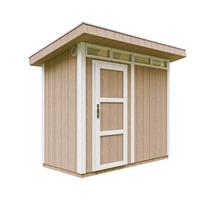 HOLZ-GARTENHAUS basis LP SmartSide 3m² mit B161xL293xH239 cm - M901 - TERRA BROWN - Hellbraun, Holz (294/239/161cm) - Timbela
