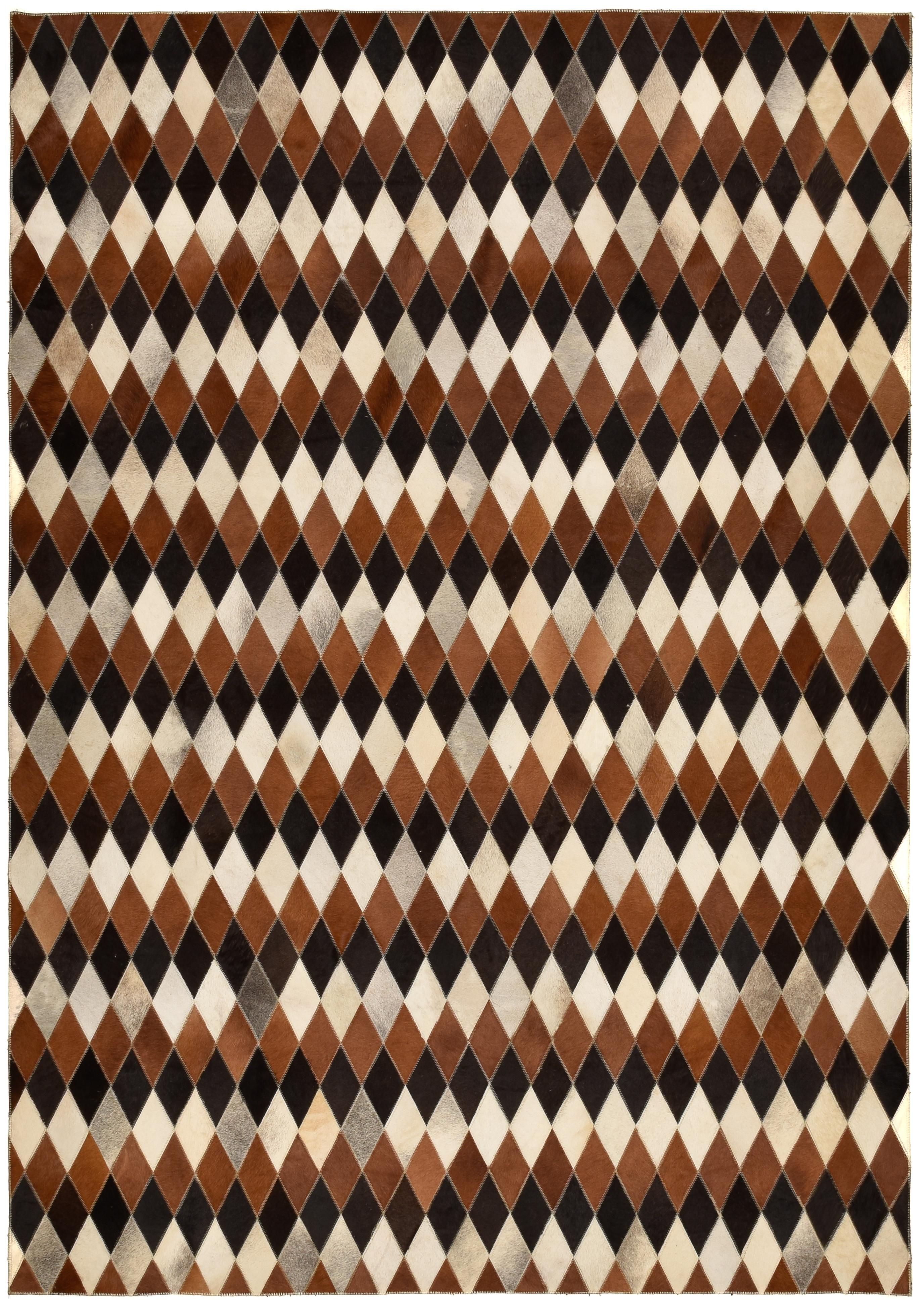 LEDERTEPPICH Kobe 160x230 cm - Grau, Textil (160/230cm) - THEKO