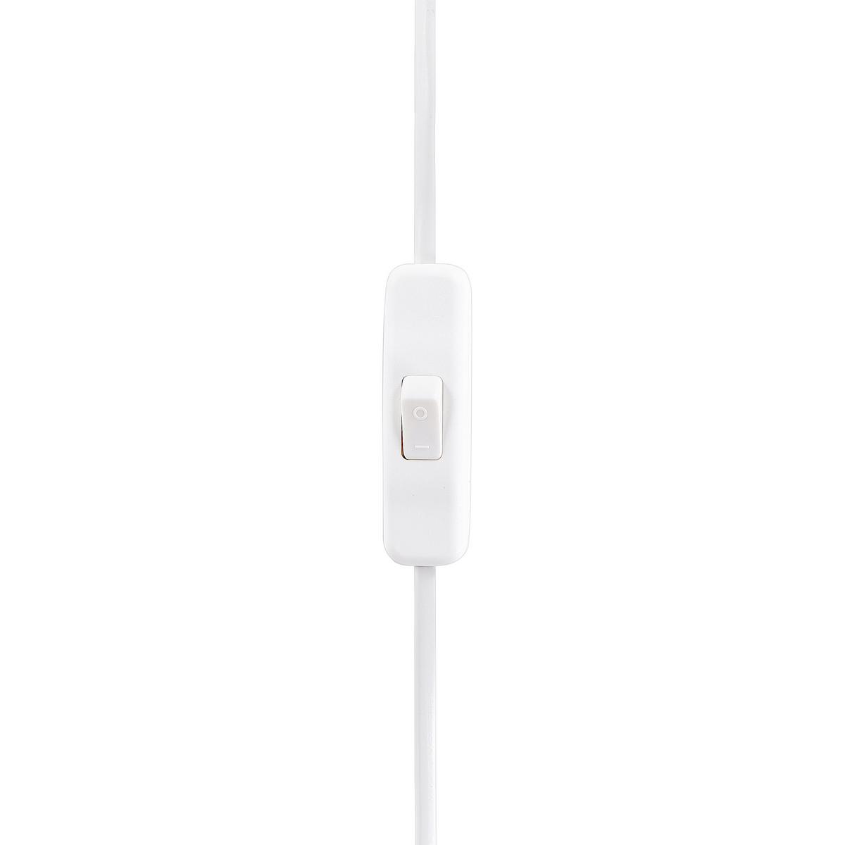 TISCHLAMPE Limia 34/34/41 cm - Weiß, Keramik (34/34/41cm) - Beliani