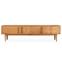 LOWBOARD TECCA - Eichefarben, Holz (180/48/41cm) - IDIMEX