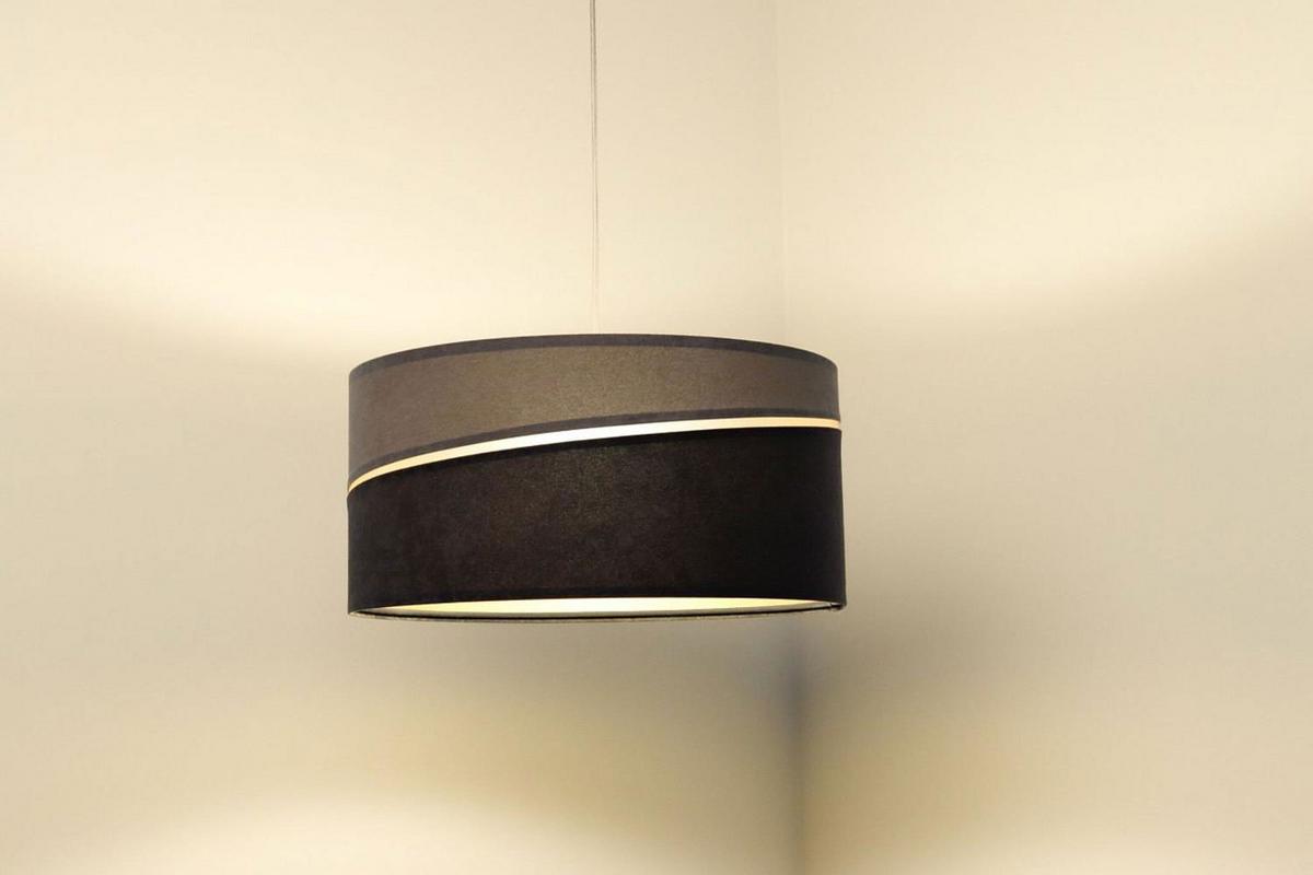 HÄNGELEUCHTE Grau 40/20 cm - Goldfarben/Grau, Kunststoff (40/0.4/20cm) - ONZENO