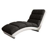 SESSEL Holiday - Chromfarben/Dunkelgrau, Holz (62/84/180cm) - MIRJAN24