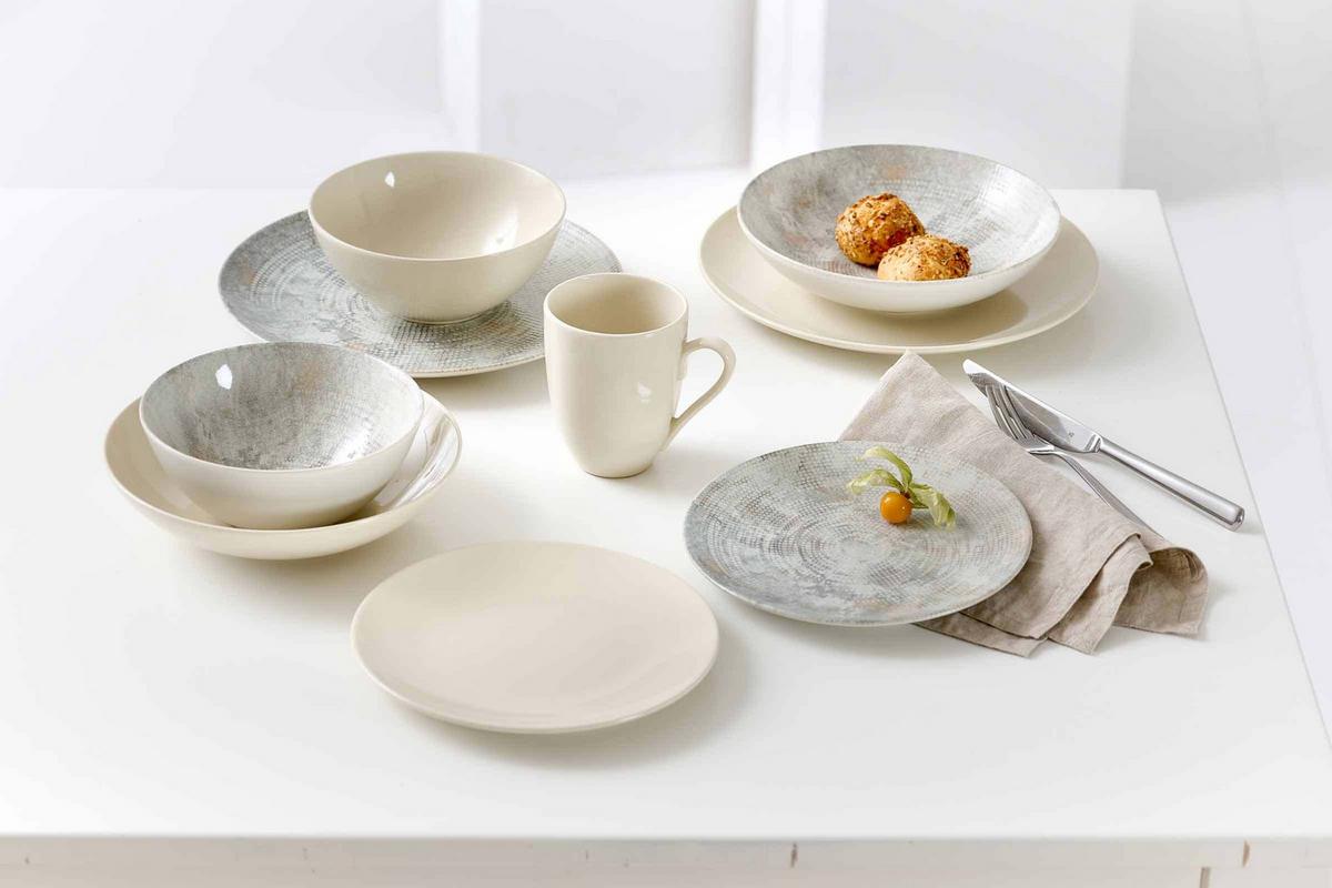 EINSTEIGER-SET Cecina Perle 16-tlg. - Weiß, Keramik (2/2/2cm) - Ritzenhoff Breker
