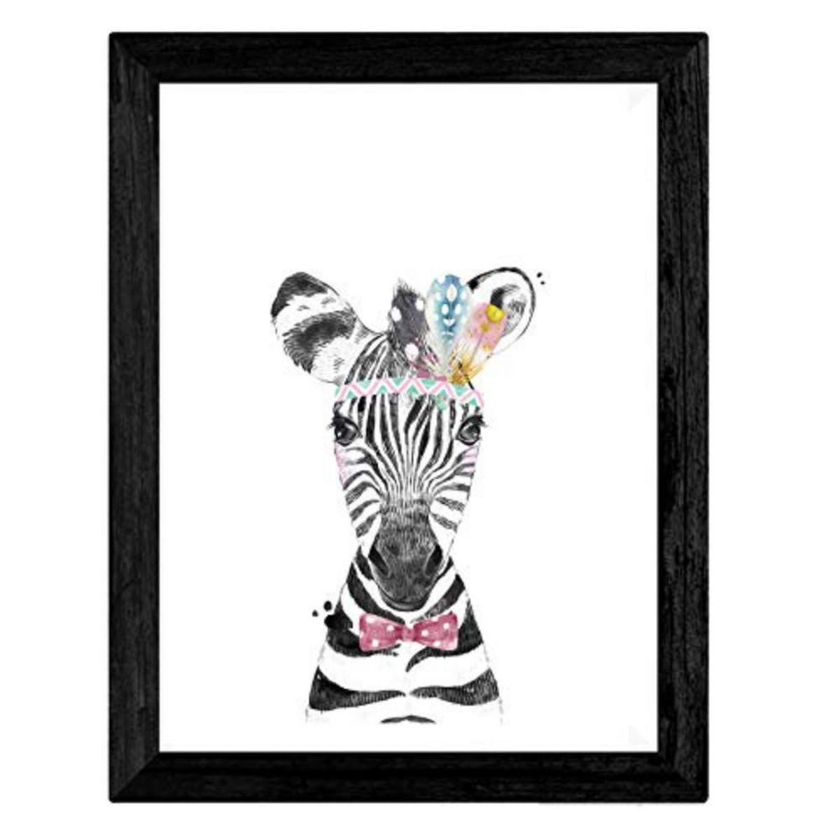 POSTER Set mit 4 Tiere Kinderferien A3 Rahmenlos - Klar, Papier (29.7/3cm) - Nacnic