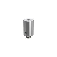 DECKENTRÄGER FÜR GARDINENSTANGEN INNENLAUF 20 mm Ø, Sonius 1-läufig, Chrom, Packung 2 Stück - Chromfarben, Metall (1.6/3/1.6cm) - INTERDECO