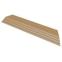 ABSCHLUSSLEISTE WPC Ecke rechts Teak - Alteiche, Holzwerkstoff (38/2/7.5cm) - ML-DESIGN