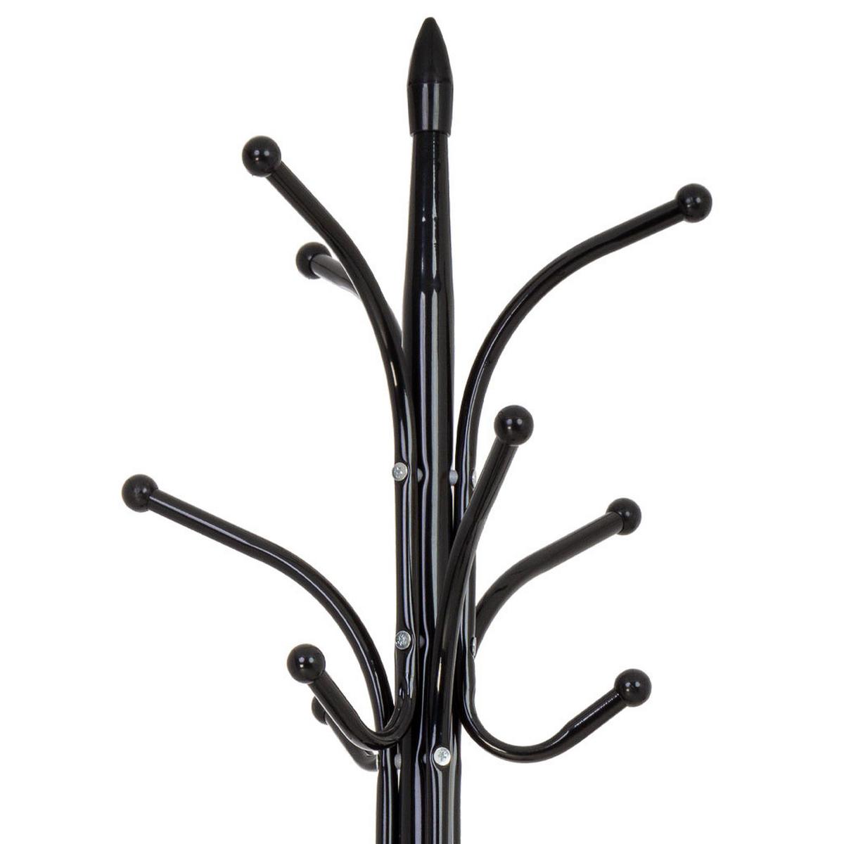 GARDEROBE aus metall - Schwarz, Metall (36/176/36cm) - Wanderlust