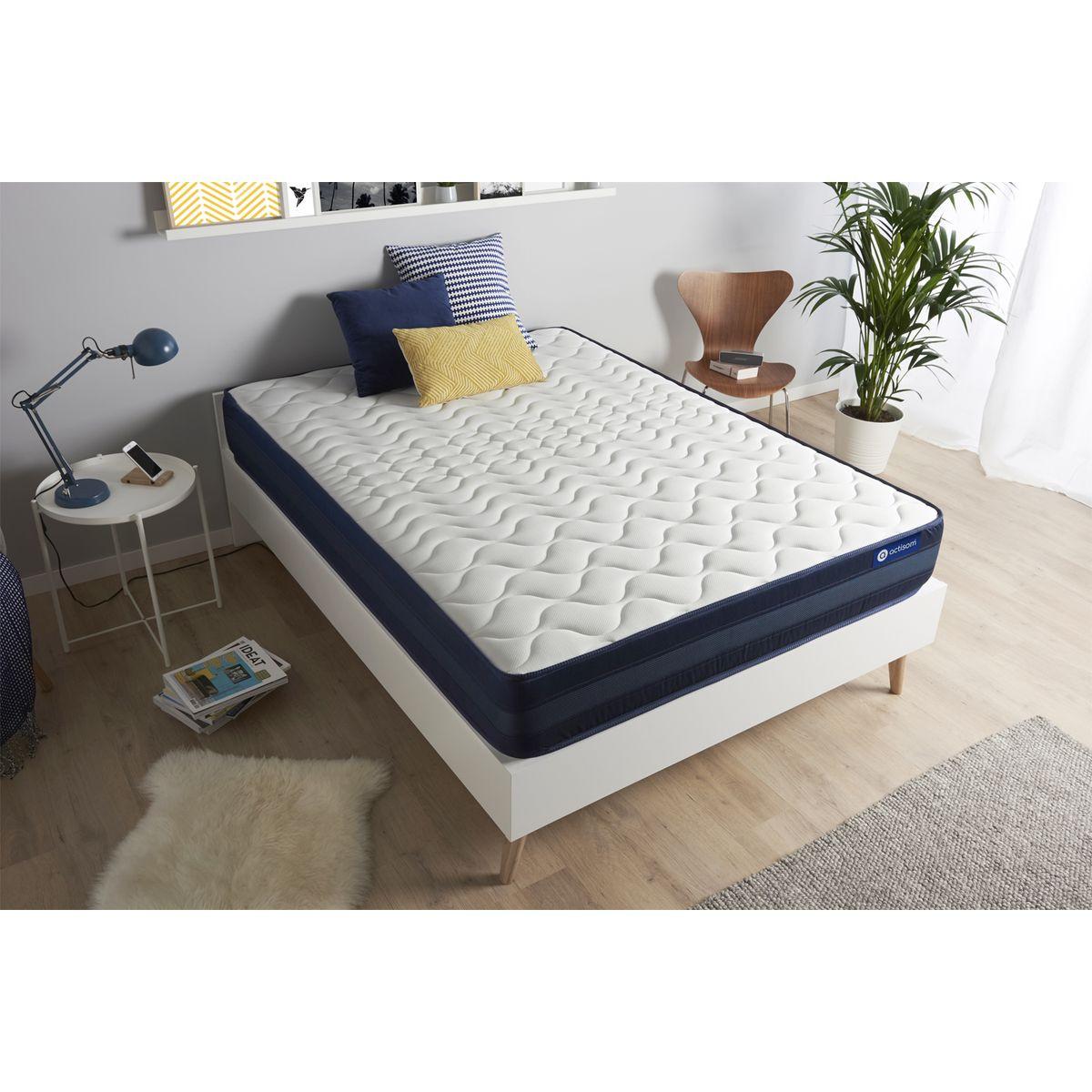 MATRATZE Actimemo tech Memory-Schaum 80 x 200 cm h4 - Weiß, Textil (80/200cm) - ACTISOM