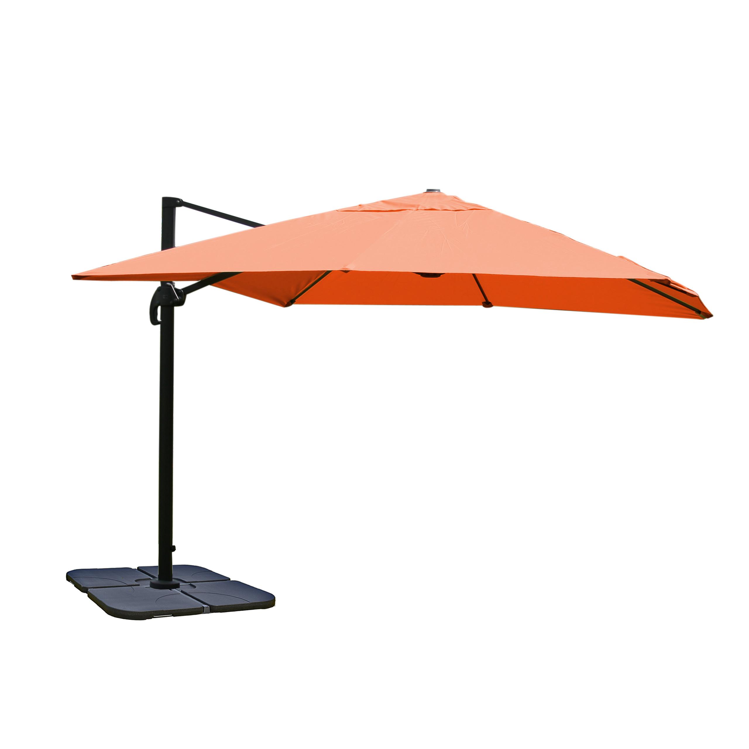 AMPELSCHIRM I Orange 300/300 cm - Orange, Textil (360/300cm) - MCW