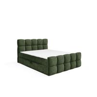 BOXBETT Satine In überlänge - Grün, Holzwerkstoff/Textil (120/220cm) - Fun Möbel