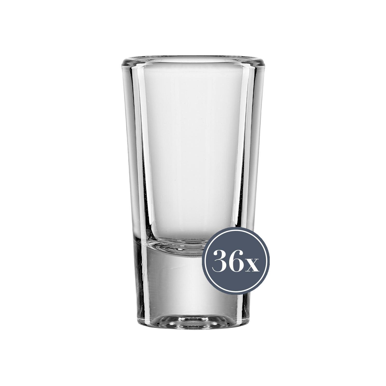 SCHNAPSGLÄSER Niko transparent 30 ml 36er Set - Transparent, Glas (0.03L) - Ritzenhoff Breker