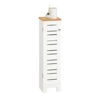 TOILETTENROLLENHALTER Weiß - Weiß, Holzwerkstoff (20/75/18cm) - SoBuy