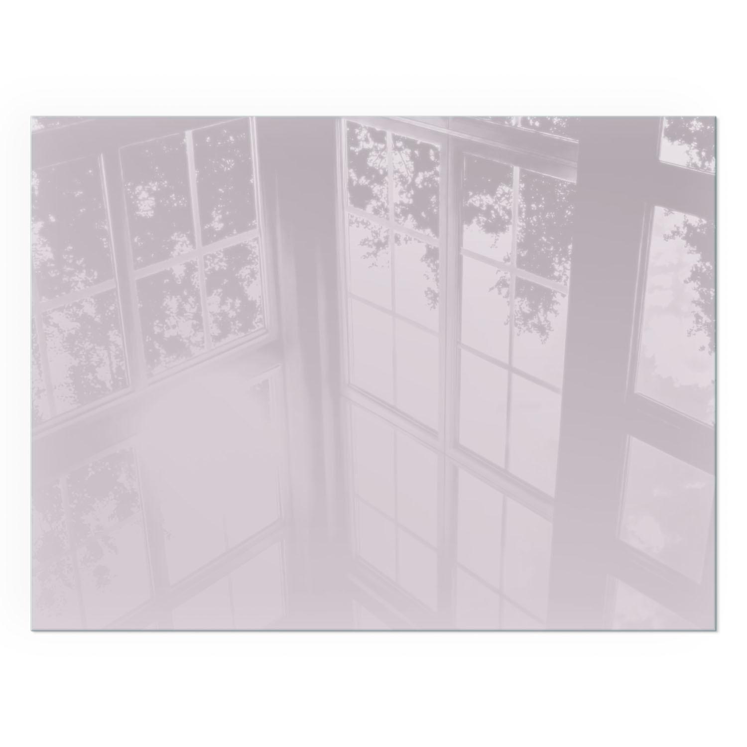 GLASPLATTE für Kamin 80x60 cm - Lila, Glas (80/60/0.4cm) - TULUP