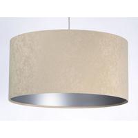 HÄNGELEUCHTE Silber 60/30 cm - Beige/Silberfarben, Kunststoff (60/1.1/30cm) - ONZENO