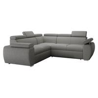 ECKSOFA Boston Maxi - Chromfarben/Graphitfarben, Holz/Textil (260/260cm) - MIRJAN24