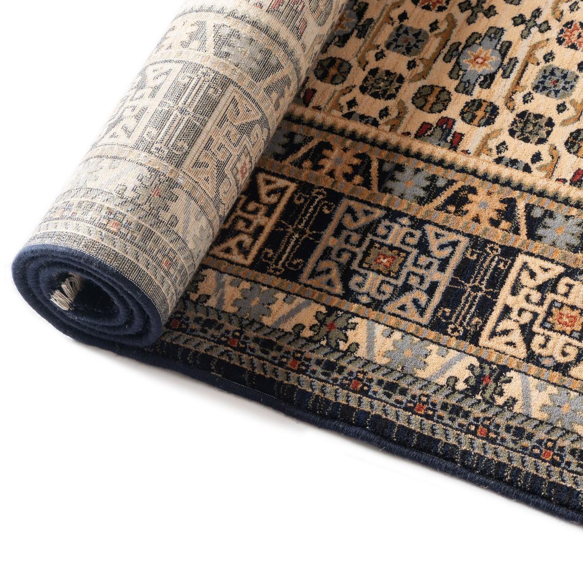 ORIENTTEPPICH Saharna 120x145 cm - Blau, Textil (120/145cm) - THEKO